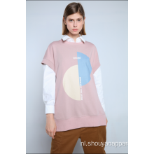 RUIMVALLEND T-SHIRT MET PRINT